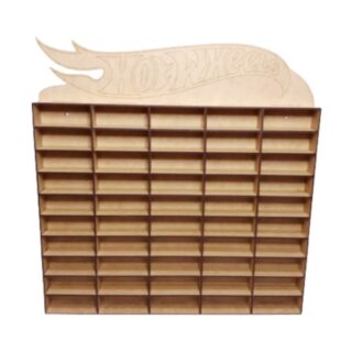 Porta Carrinhos Prateleira Organizador Para 50 Carros Hot Wheels